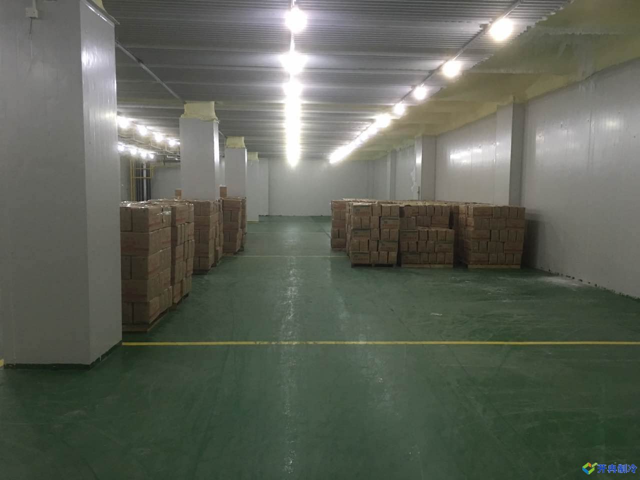 開冉制冷為上?？蛻艚?000平冷藏庫外景圖